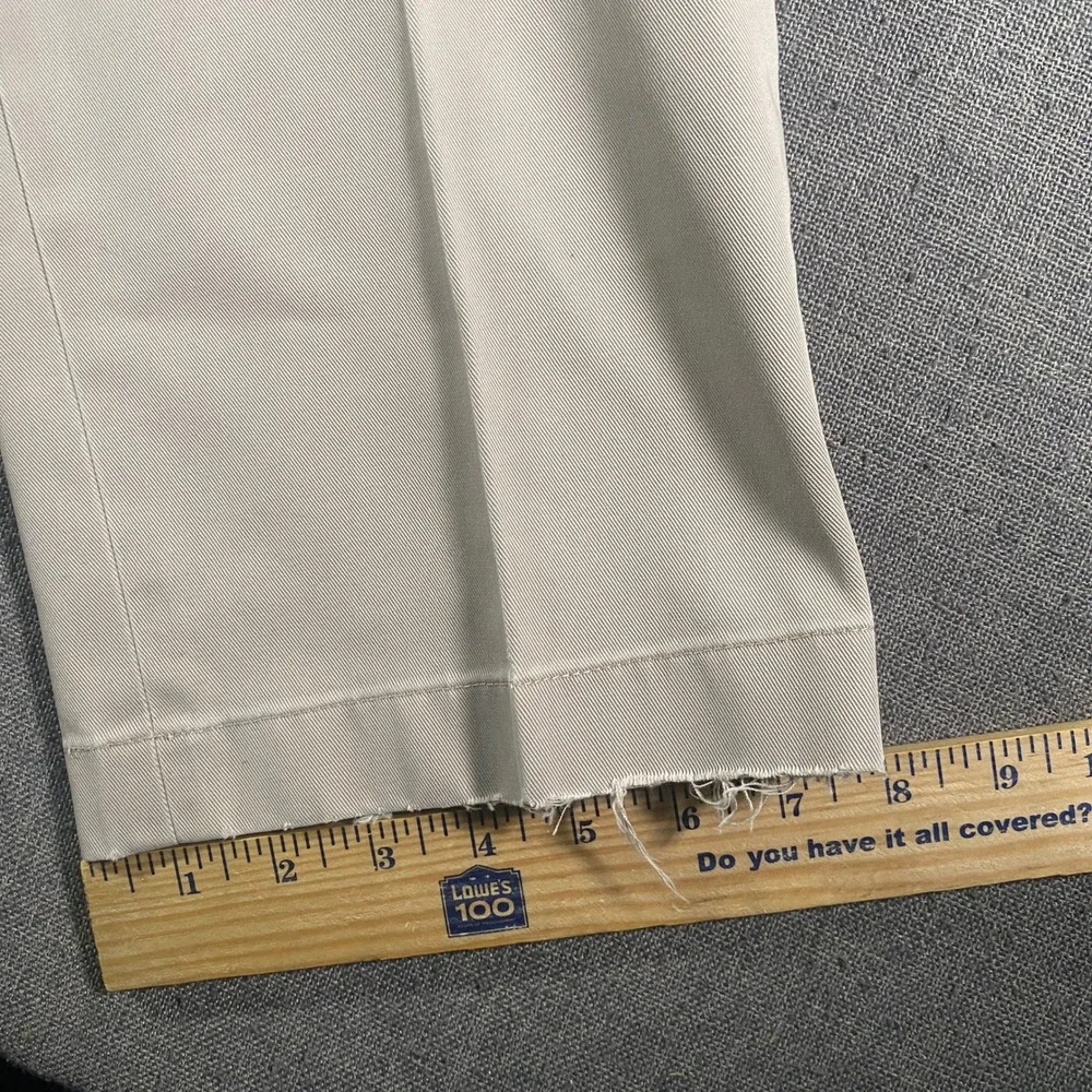 Lot of 2 Brooks Brothers Advantage Chino Milano Pants Mens W36 L32 Beige Cotton